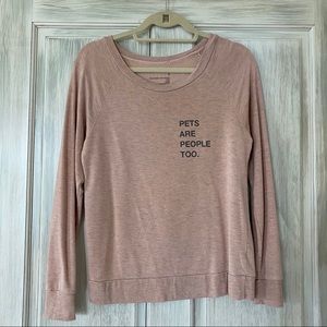 Good hYOUman Pets Are People Too Sweatshirt